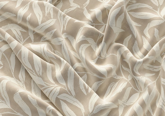 Trailing Vines, Vintage Brown - Motorised Roman Blind - Image 4